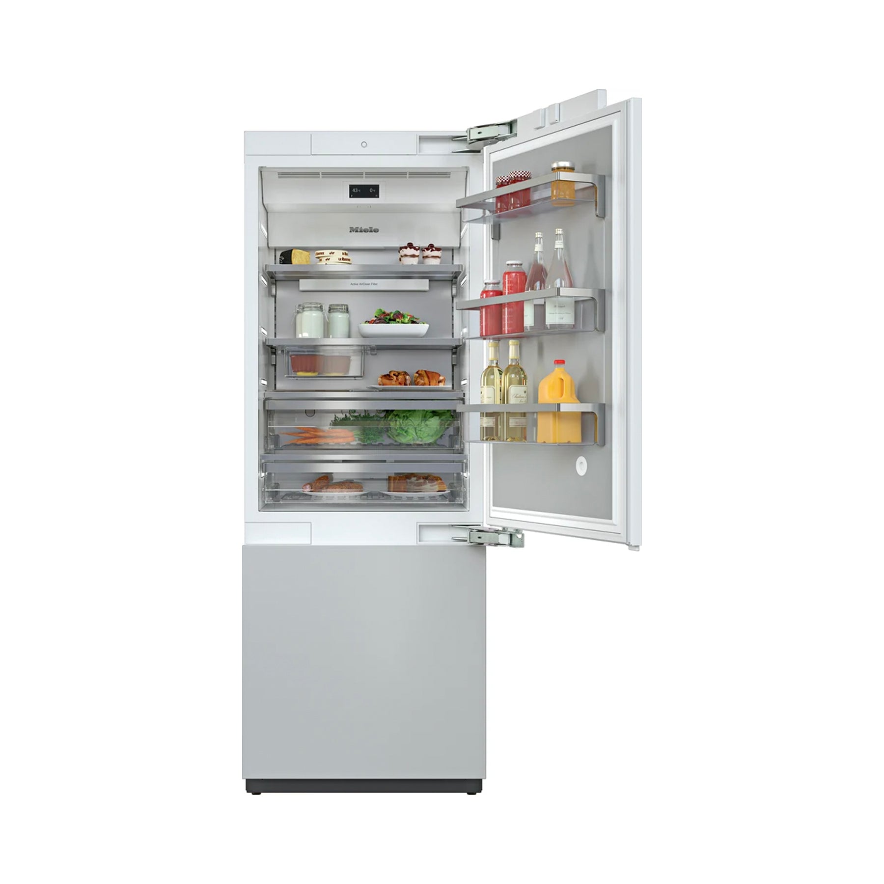 Miele KF 1803 VI 30" Panel Ready Bottom Freezer Refrigerator