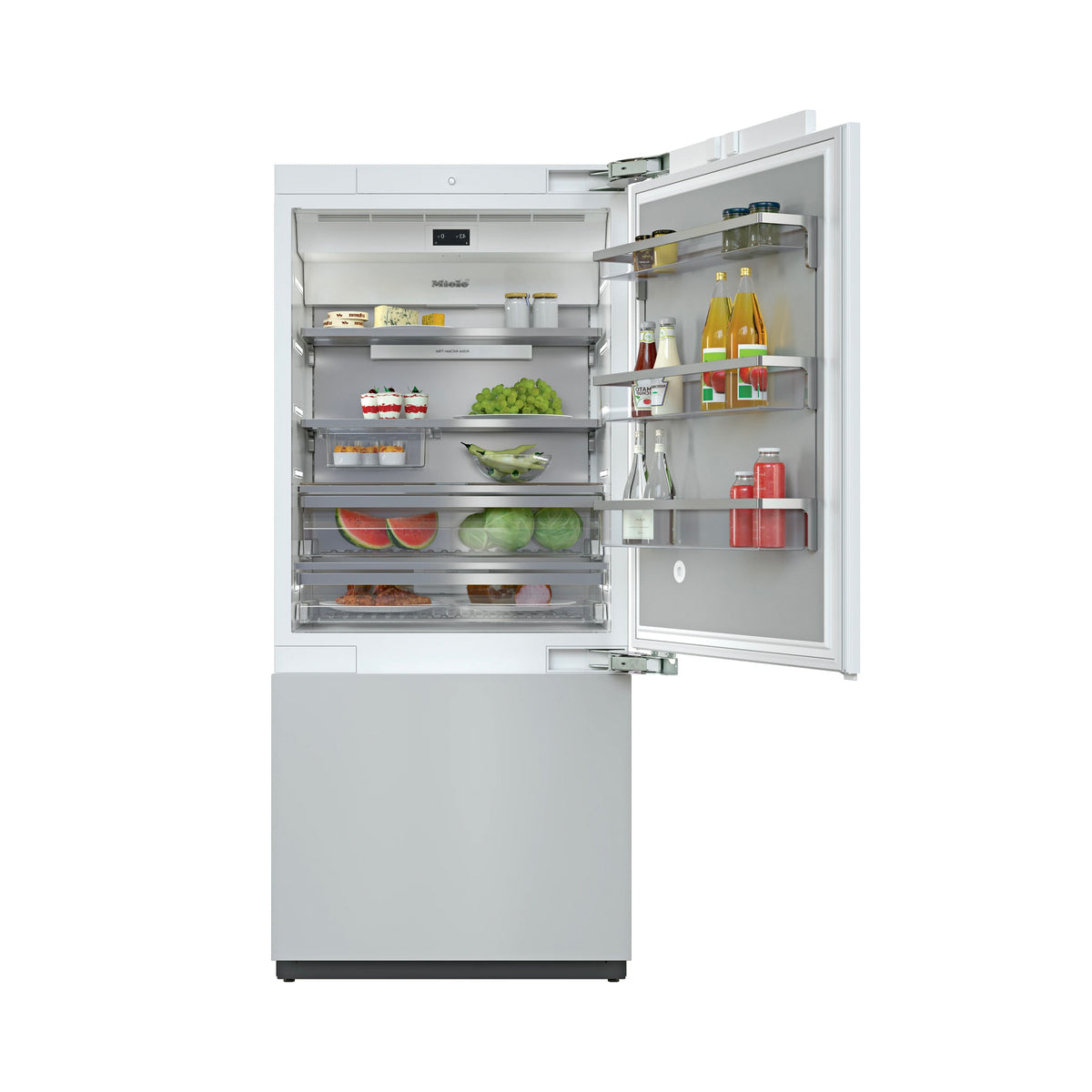 Miele KF 2911 VI 36" Panel Ready Bottom Freezer Smart Refrigerator