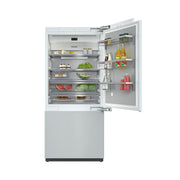 Miele KF 2911 VI 36" Panel Ready Bottom Freezer Smart Refrigerator