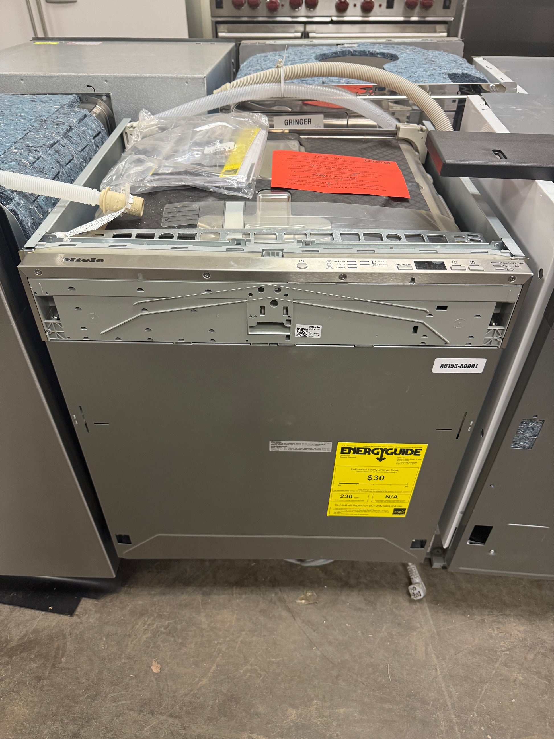 Miele G 5000 Series G 5051 SCVi 24" Panel Ready Dishwasher, ADA Compliant