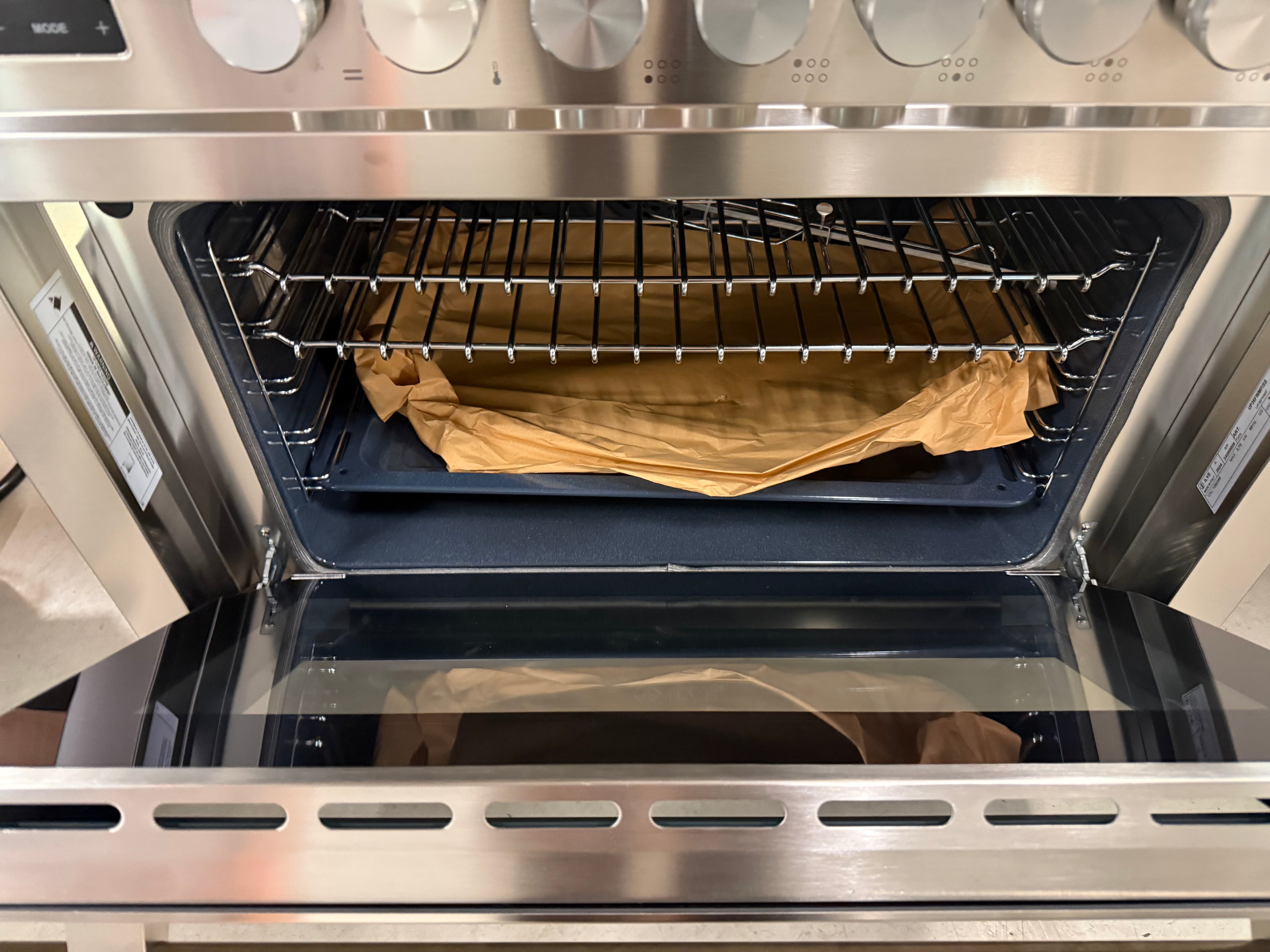 Ilve Professional UP36FWMPSS 36" Stainless Steel Dual Fuel Range