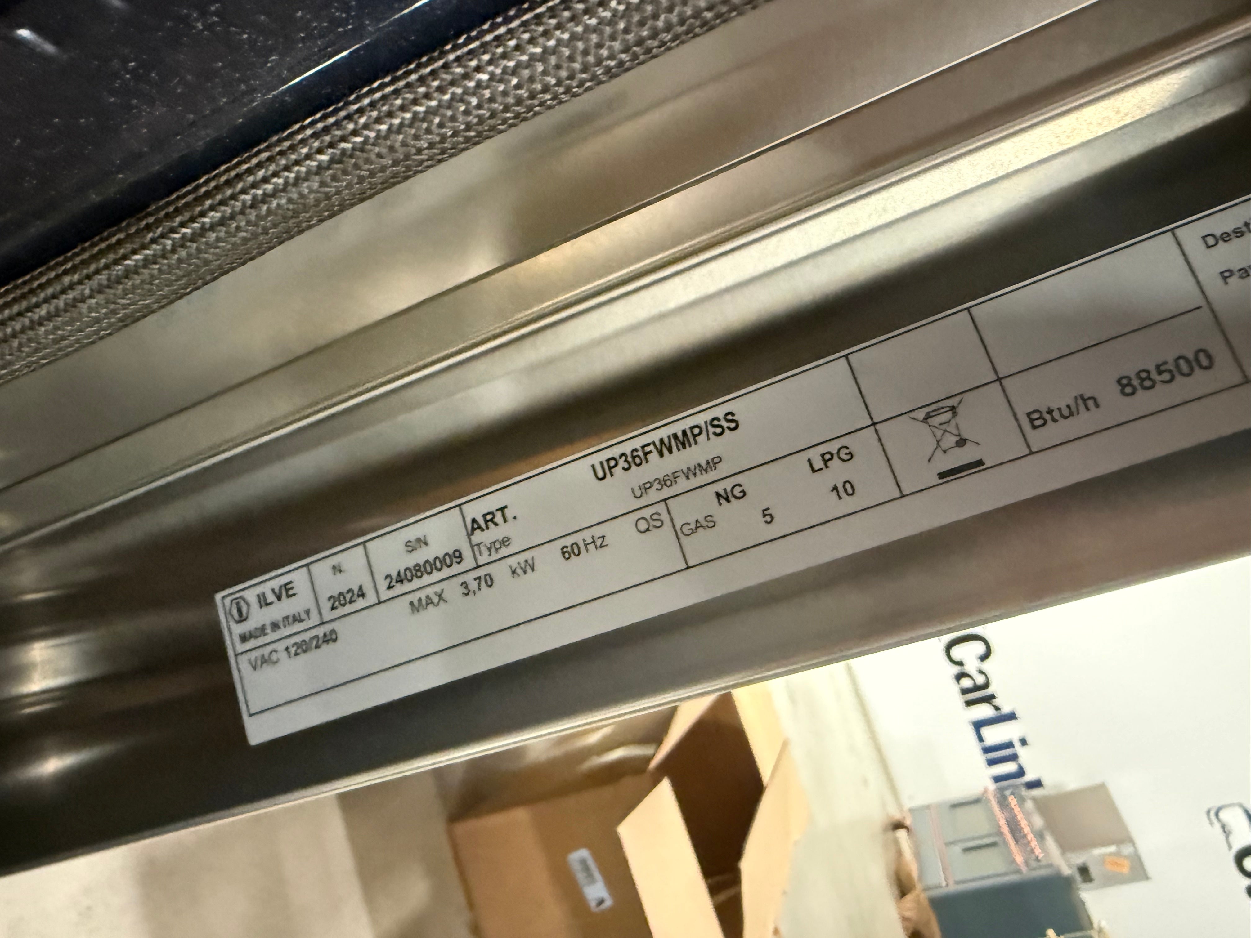 Ilve Professional UP36FWMPSS 36" Stainless Steel Dual Fuel Range