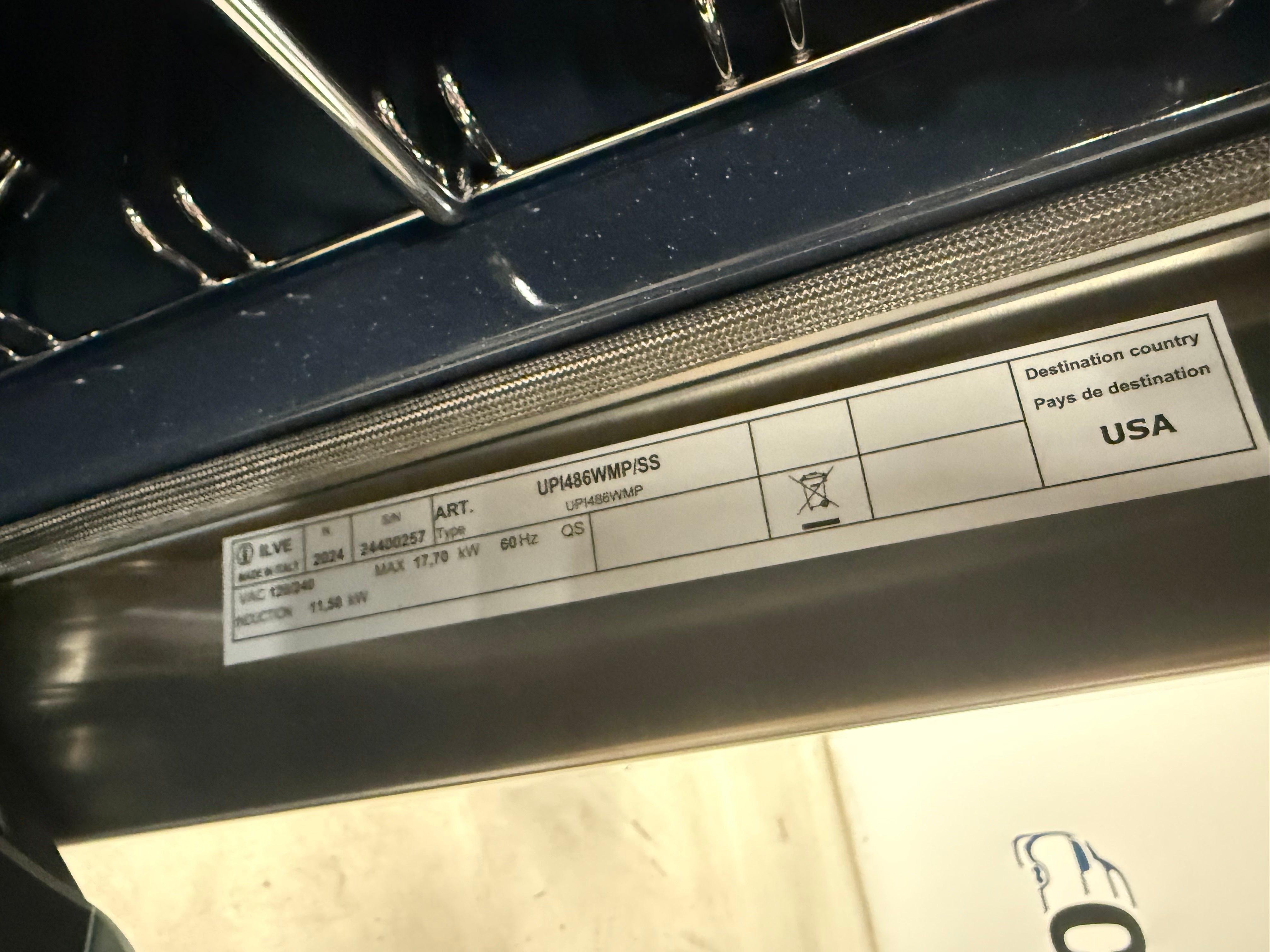 Ilve Professional UPI486WMPSS 48" Stainless Steel Induction Range
