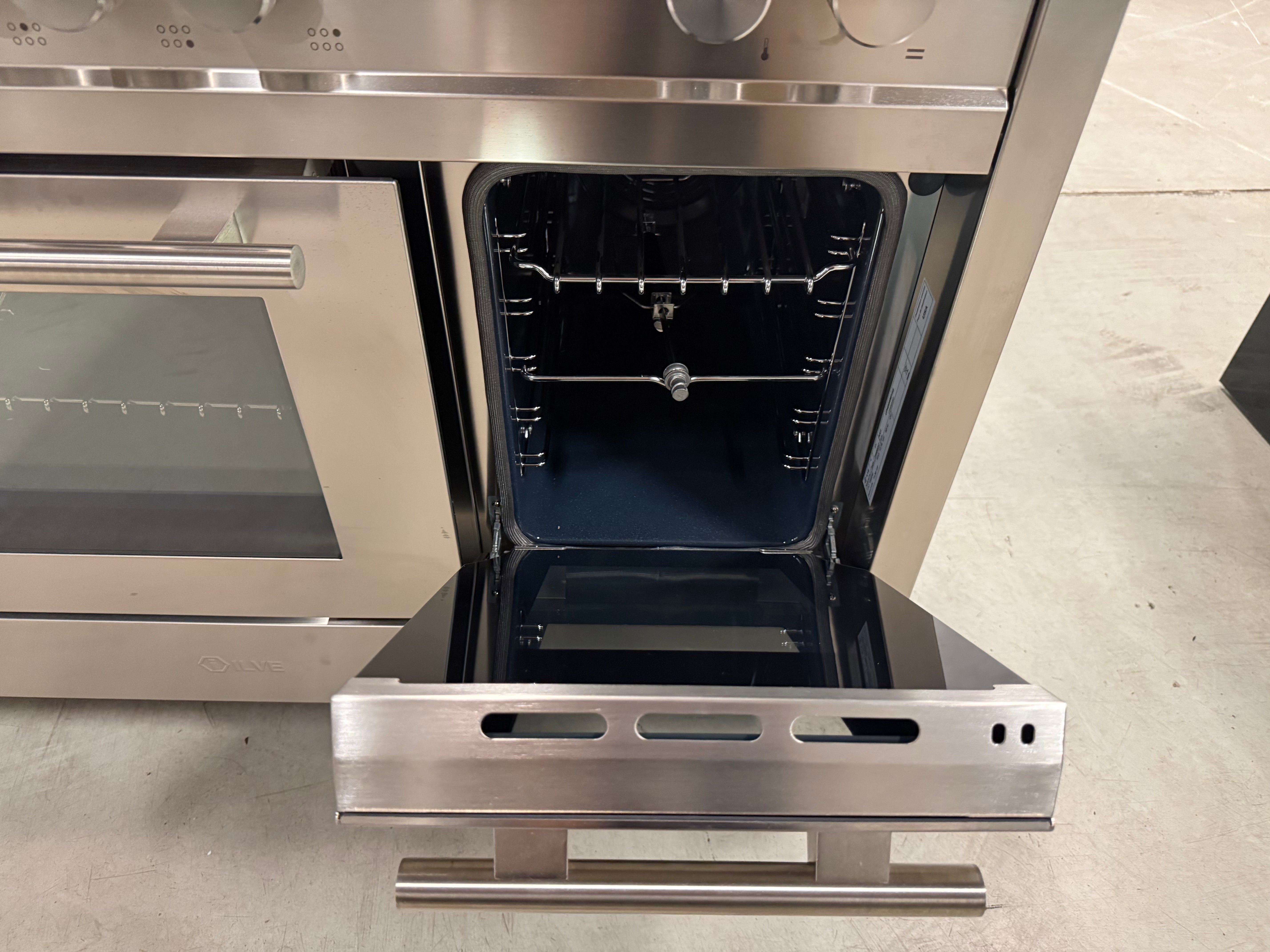 Ilve Professional UPI486WMPSS 48" Stainless Steel Induction Range