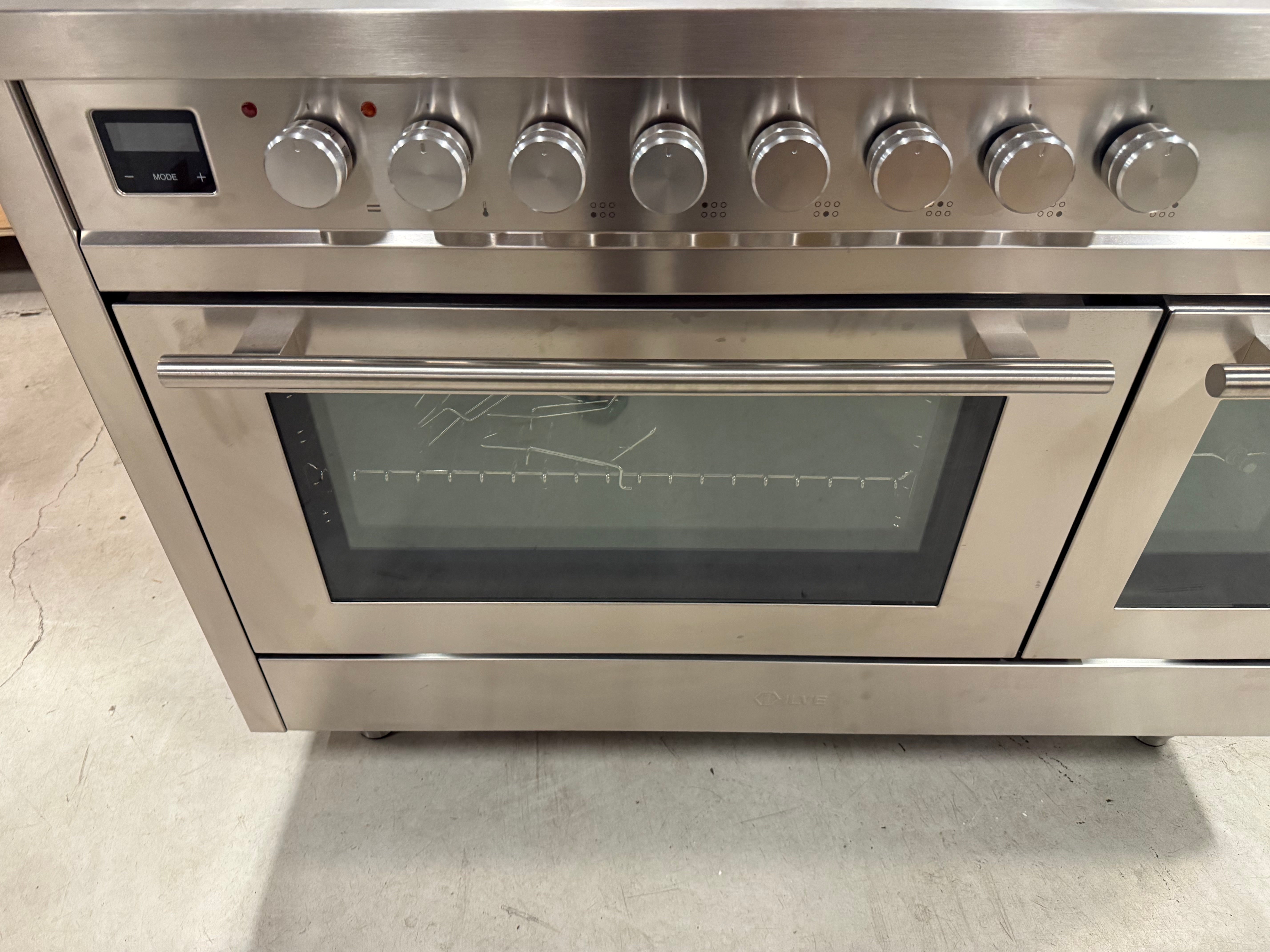 Ilve Professional UPI486WMPSS 48" Stainless Steel Induction Range