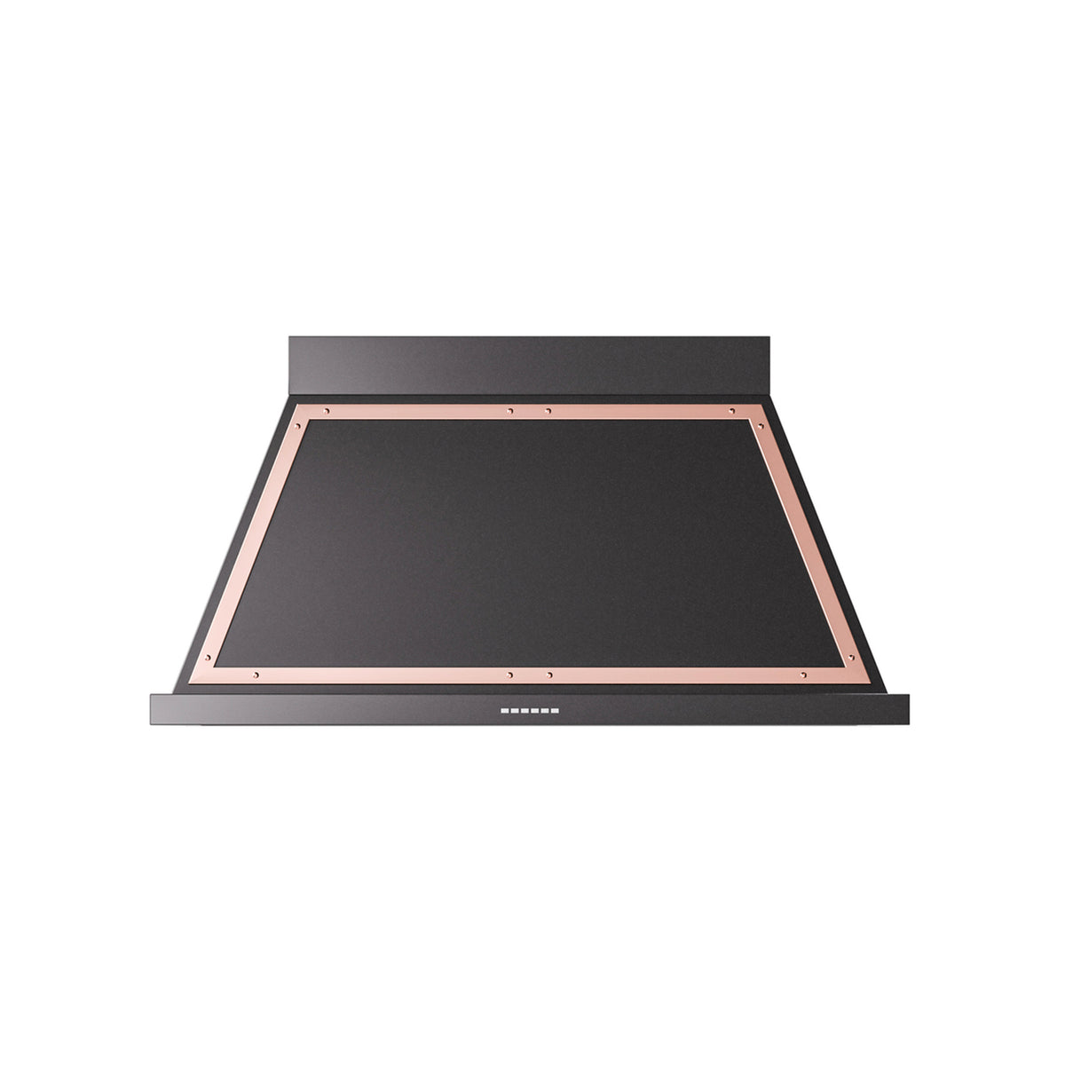Ilve Nostalgie UANB48 48" Glossy Black & Copper Wall Mount Range Hood