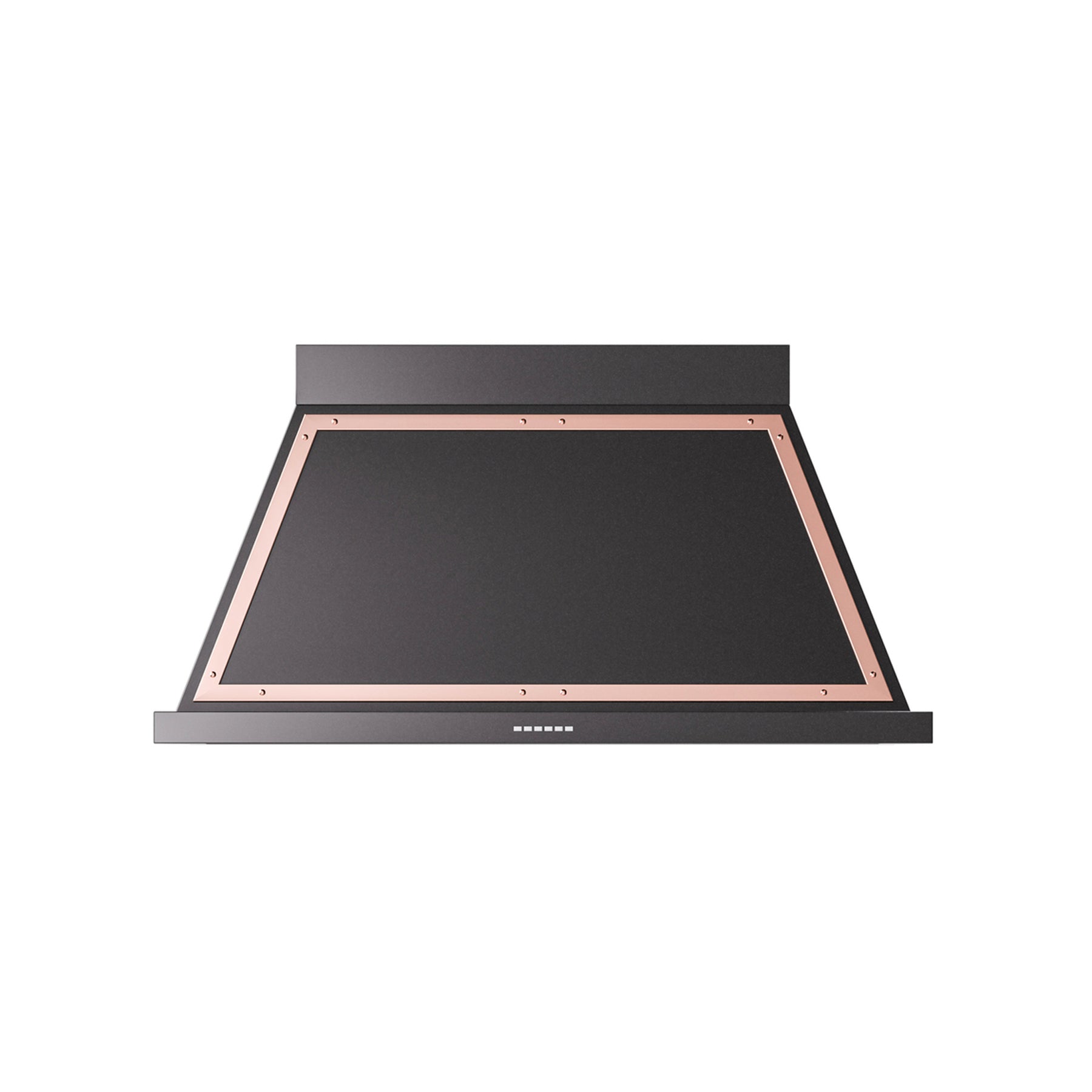 Ilve Nostalgie UANB48 48" Glossy Black & Copper Wall Mount Range Hood