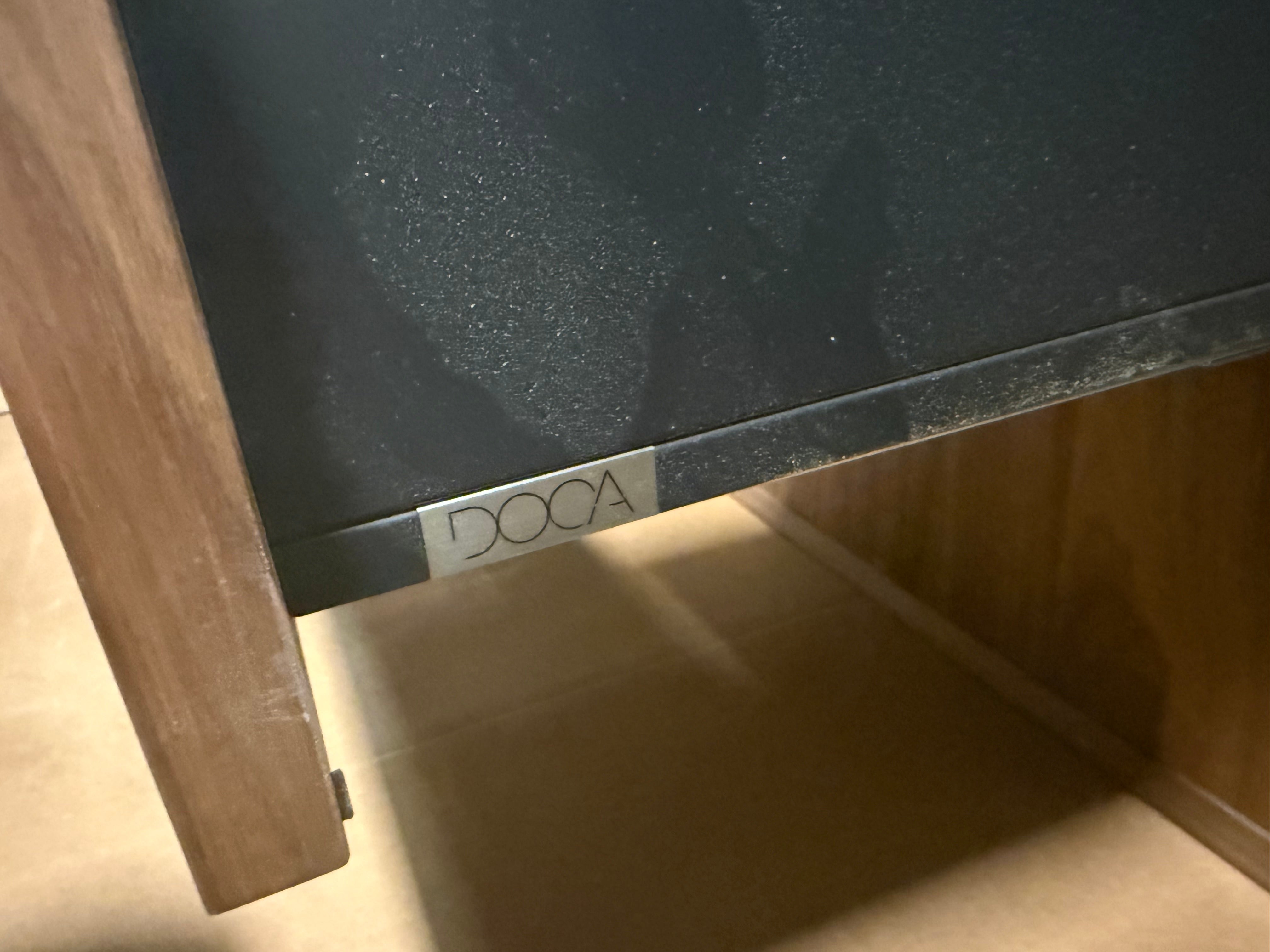 DOCA Modern 39" Nogal Natural Freestanding Single Vanity Base