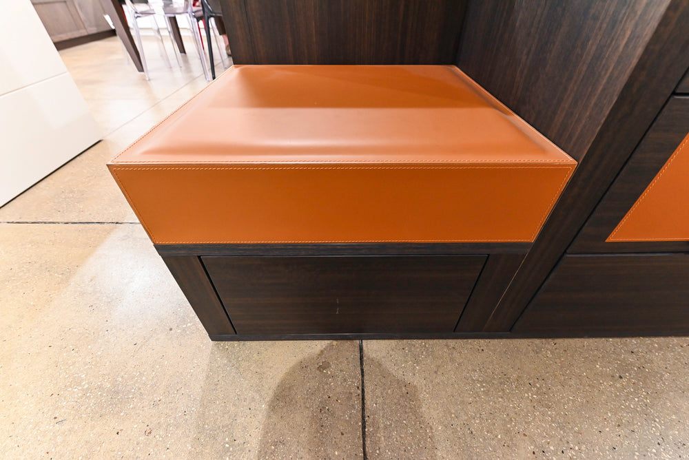 Modern Natural Wood Toned Complete Wardrobe Closet System