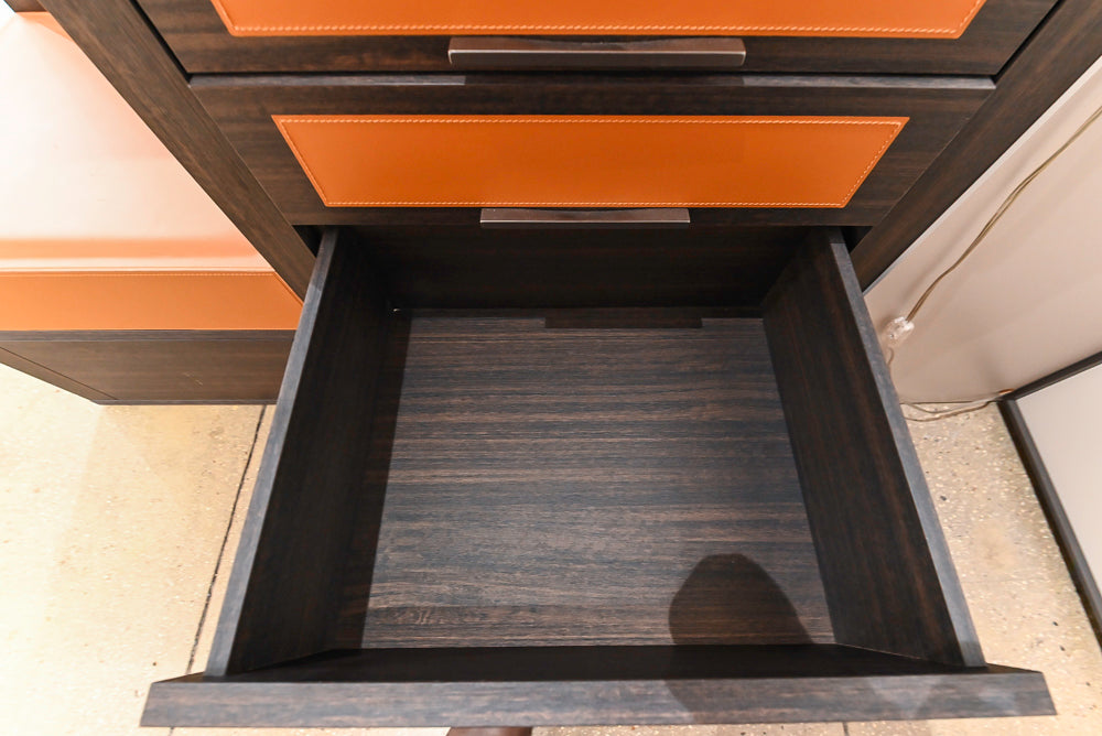 Modern Natural Wood Toned Complete Wardrobe Closet System