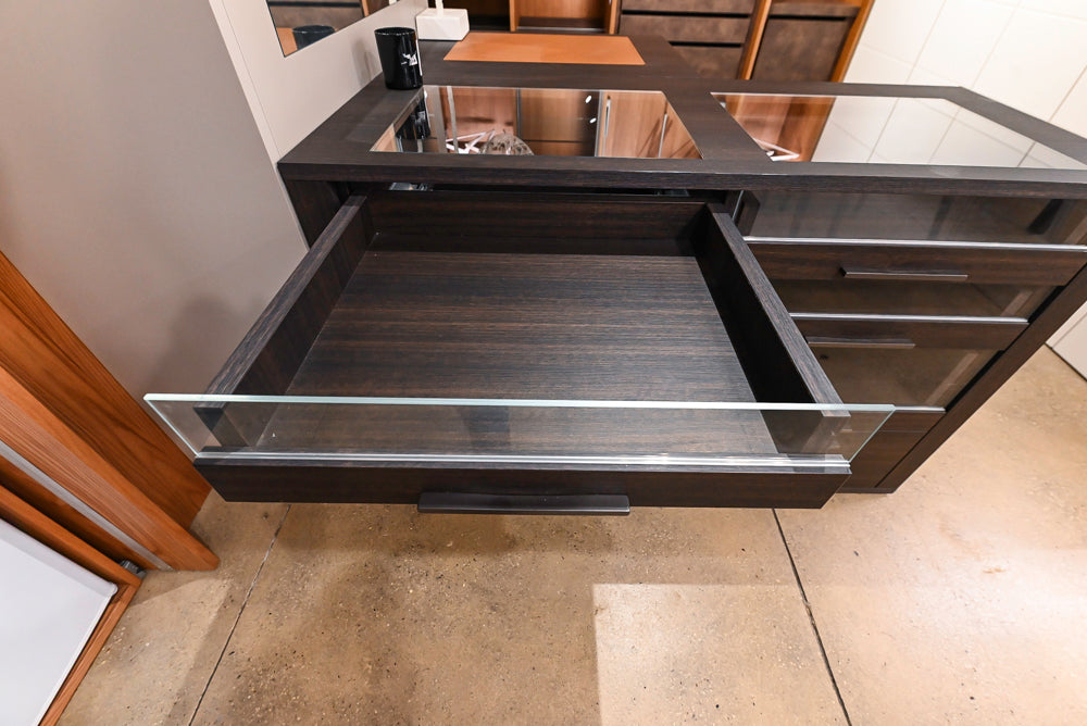 Modern Natural Wood Toned Complete Wardrobe Closet System