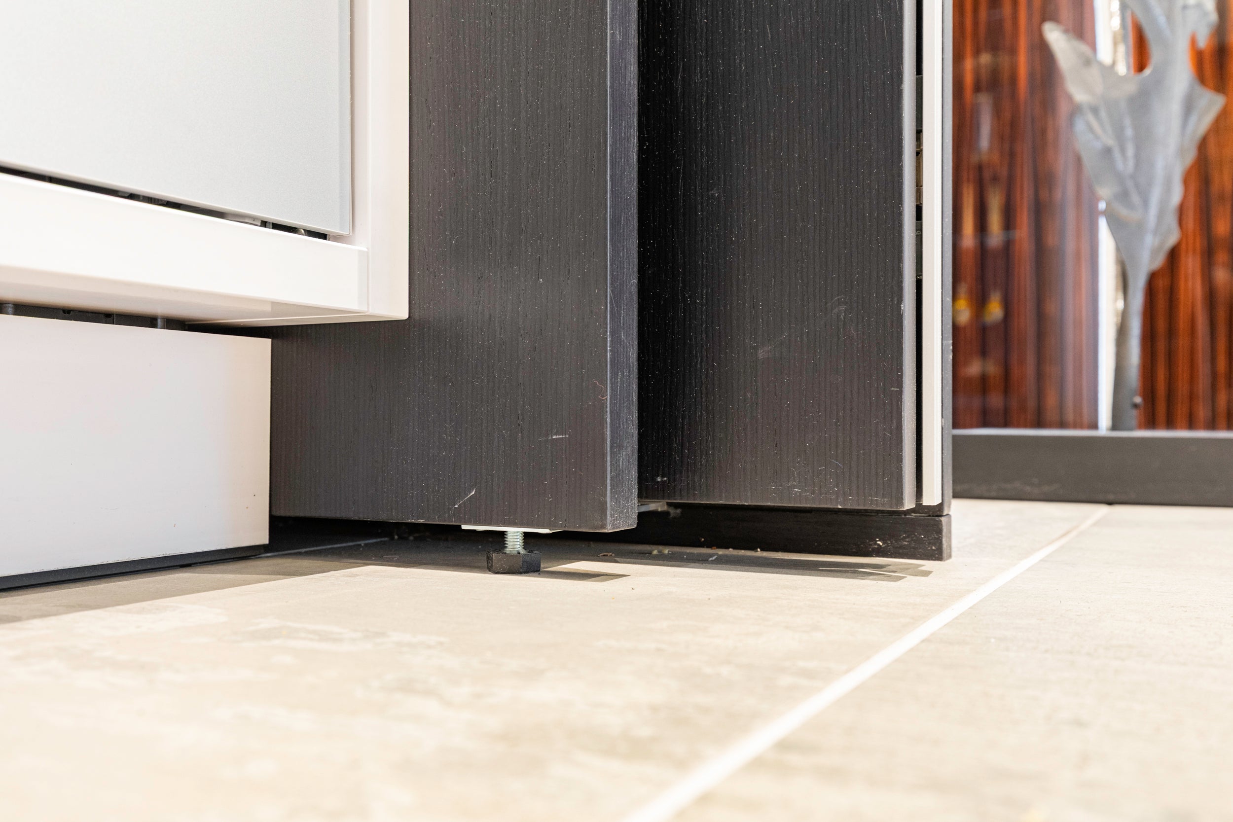 eggersmann USA E-Line Graphite Black Bi-Fold Pocket Door Pantry Wall