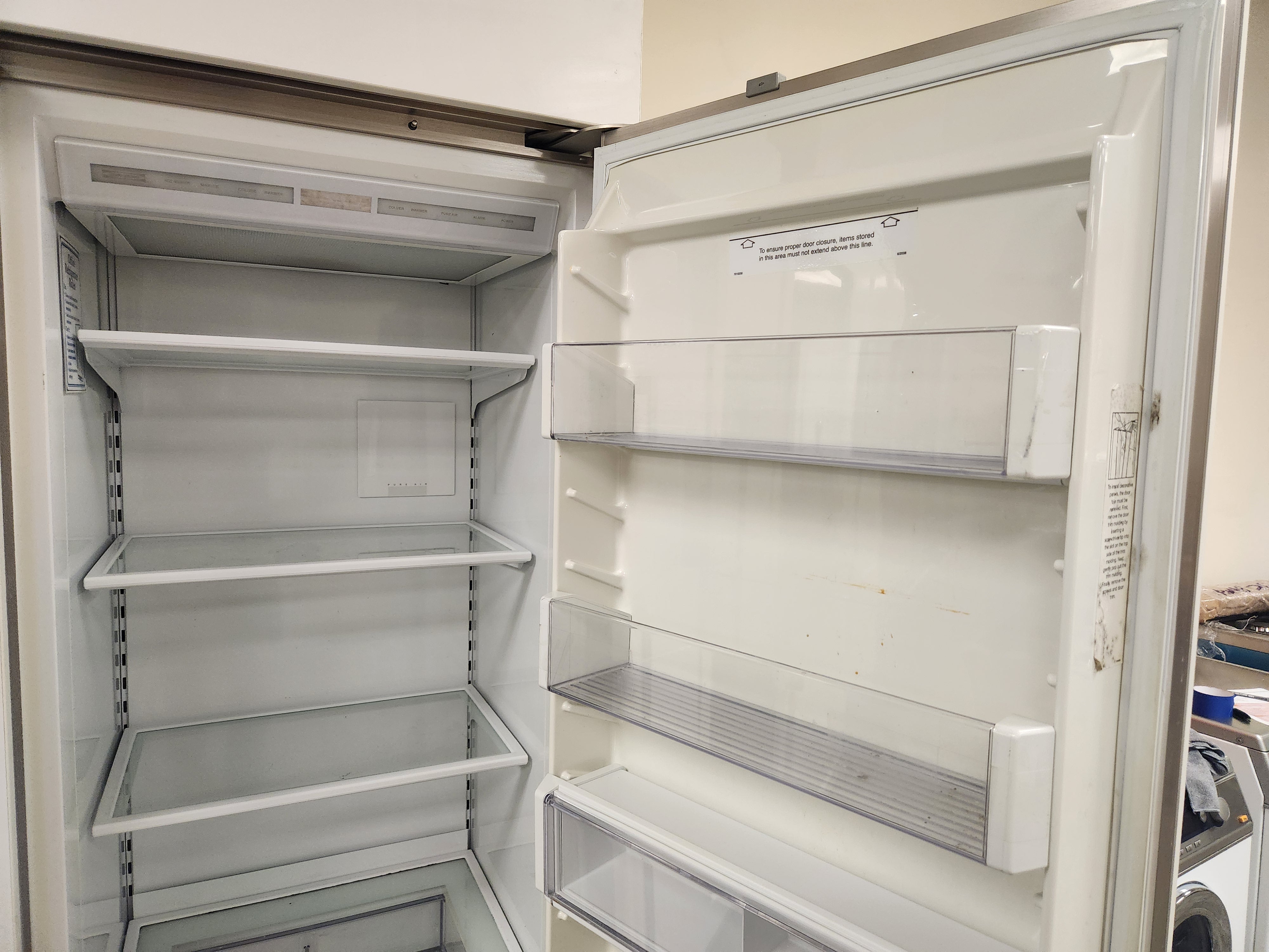 Sub-Zero BI-48SD/0 48" Paneled Side by Side Refrigerator, 2013