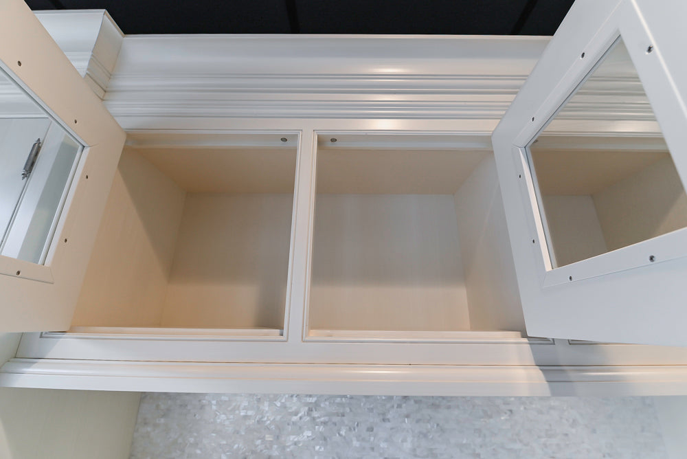 Showcase Transitional White Kitchen with Marble Countertops and La Cornue Chateau 120 Range with French Top