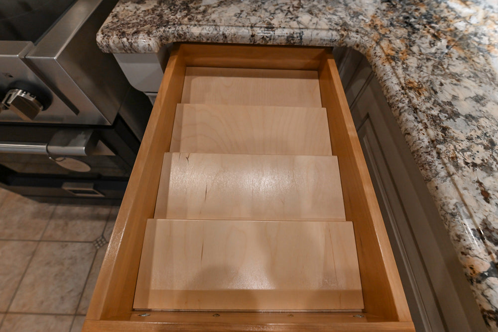 Signature Custom Traditional White Kitchen with Granite Countertops and Appliances