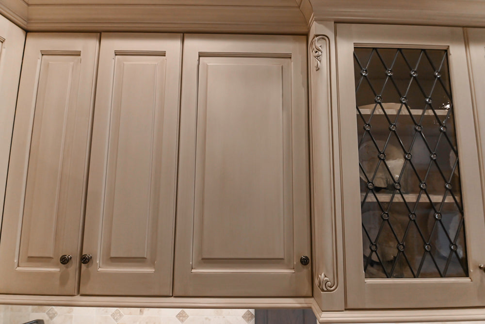 Signature Custom Traditional White Kitchen with Granite Countertops and Appliances