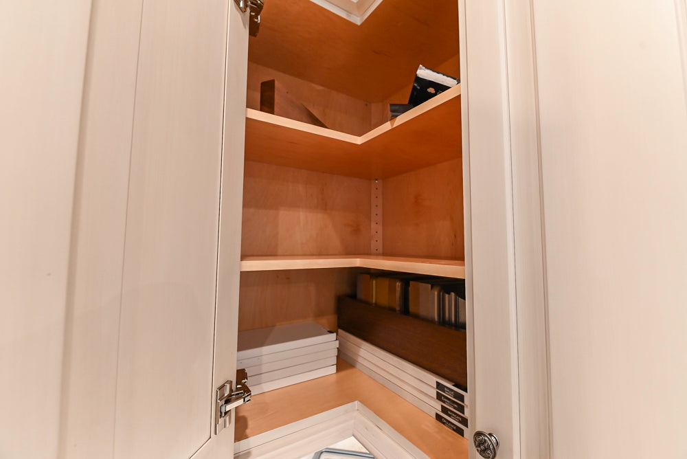 Signature Custom Traditional White Kitchen with Granite Countertops and Appliances