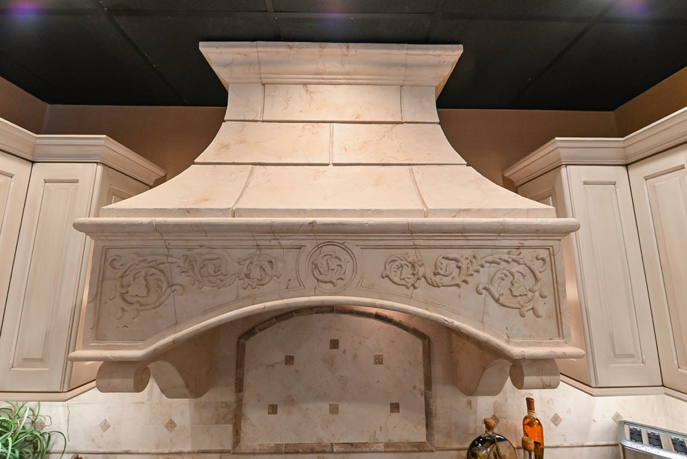 Signature Custom Traditional White Kitchen with Granite Countertops and Appliances