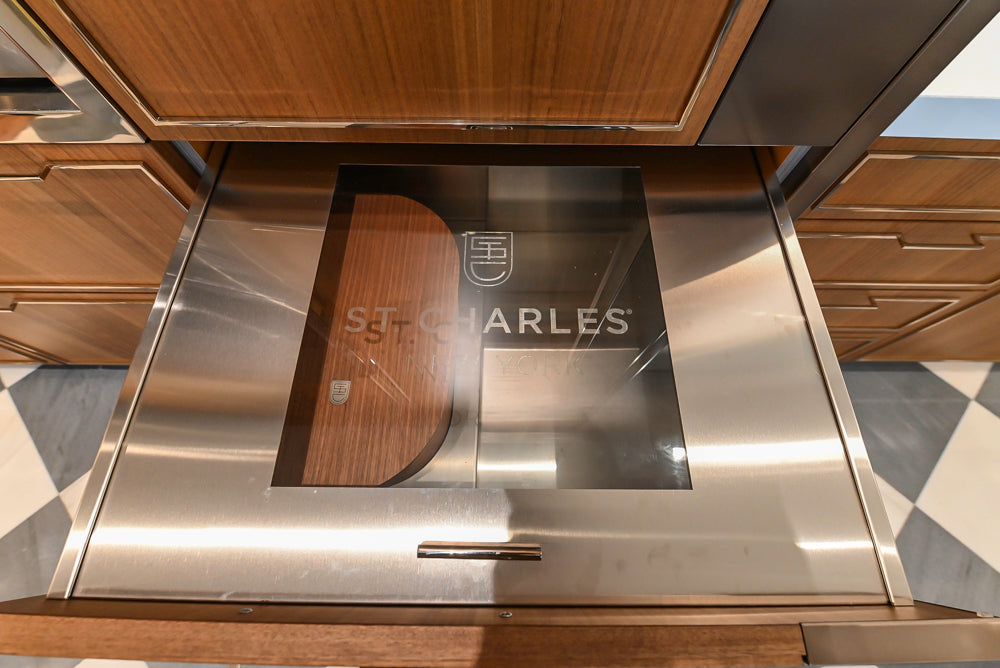 St. Charles Modern Eucalyptus and White Satin Sheen Kitchenette