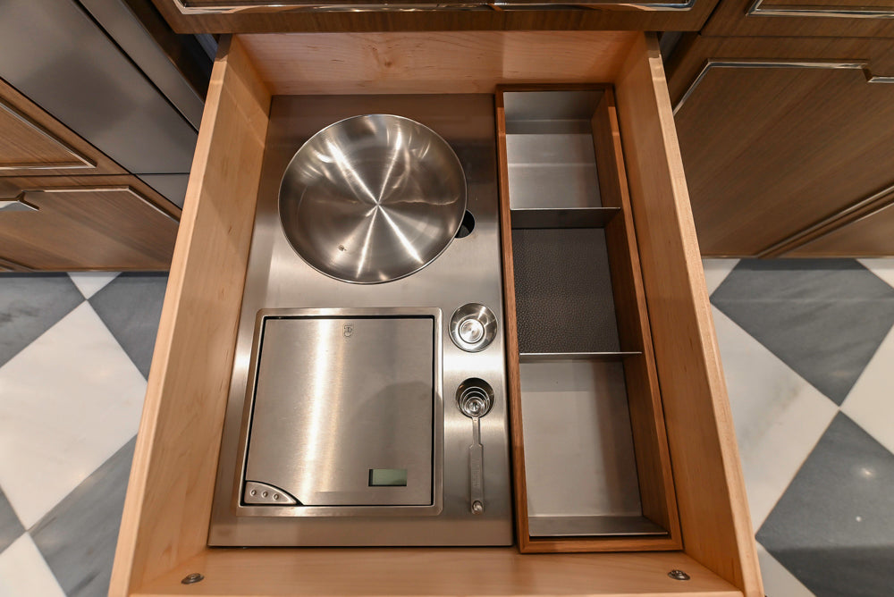 St. Charles Modern Eucalyptus and White Satin Sheen Kitchenette