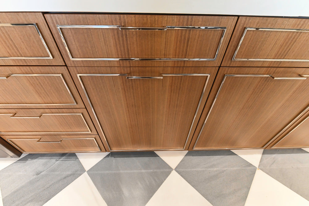 St. Charles Modern Eucalyptus and White Satin Sheen Kitchenette
