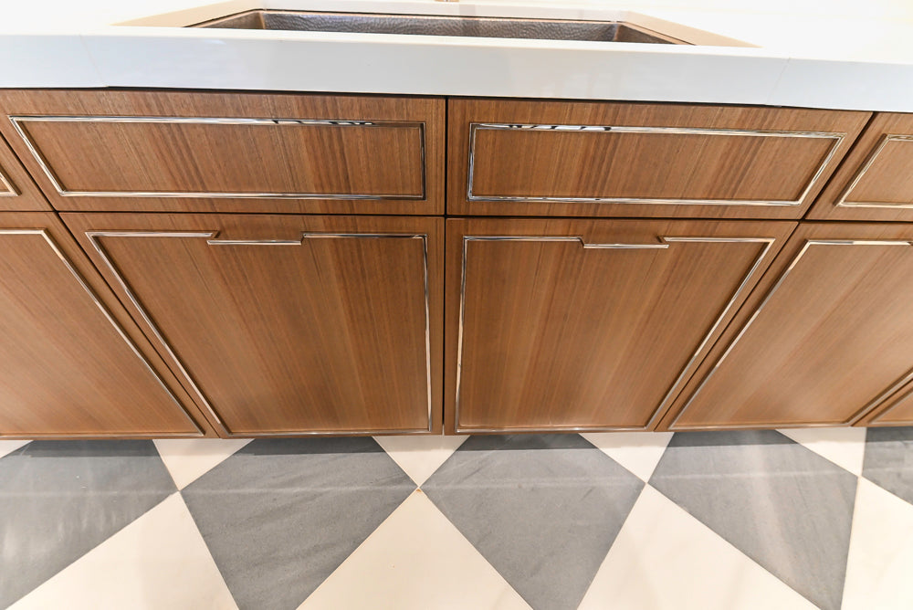 St. Charles Modern Eucalyptus and White Satin Sheen Kitchenette