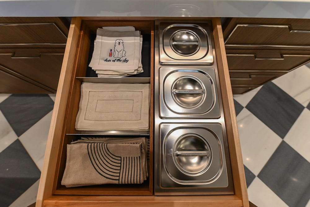 St. Charles Modern Eucalyptus and White Satin Sheen Kitchenette
