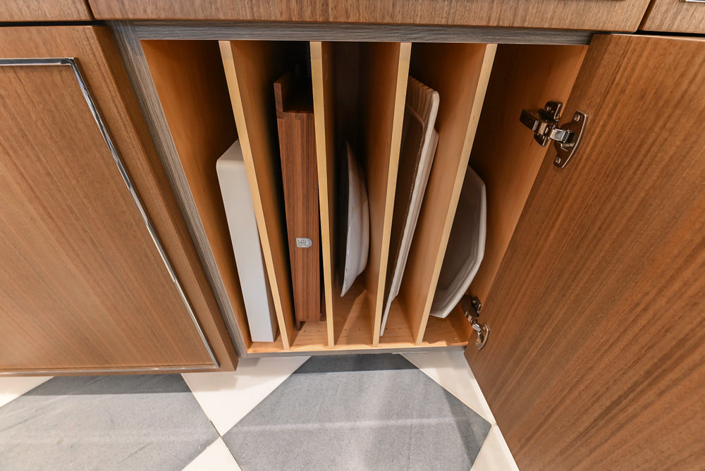 St. Charles Modern Eucalyptus and White Satin Sheen Kitchenette