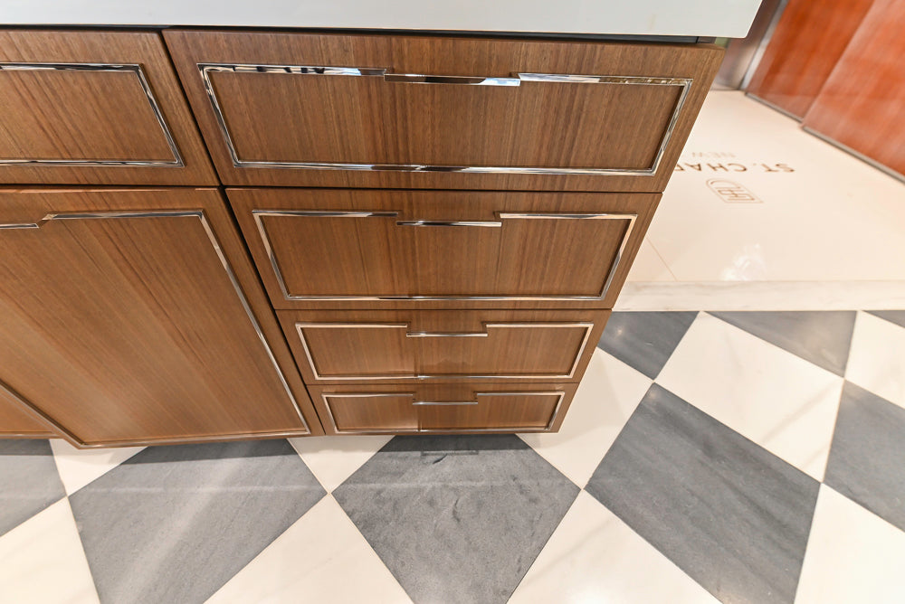 St. Charles Modern Eucalyptus and White Satin Sheen Kitchenette