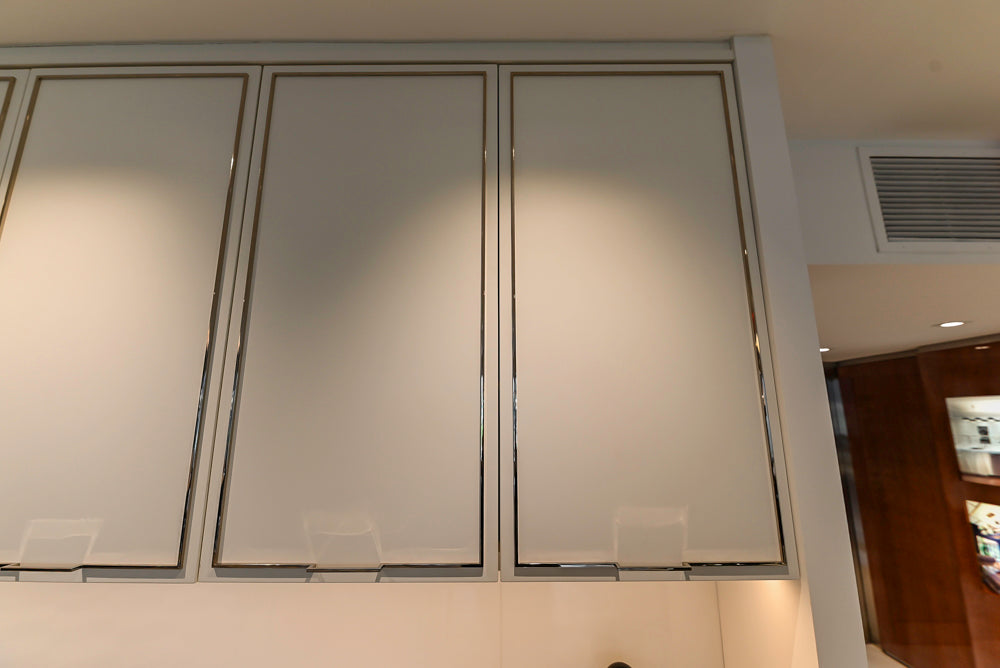 St. Charles Modern Eucalyptus and White Satin Sheen Kitchenette