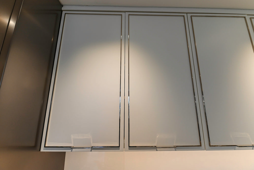 St. Charles Modern Eucalyptus and White Satin Sheen Kitchenette
