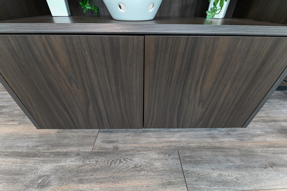 Aster Cucine Modern Two-Tone Kitchen with Island & Appliances