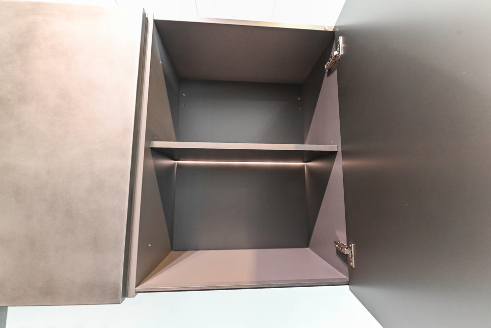 Aster Cucine Modern Lacquered with Metallic Finish Kitchen & Island