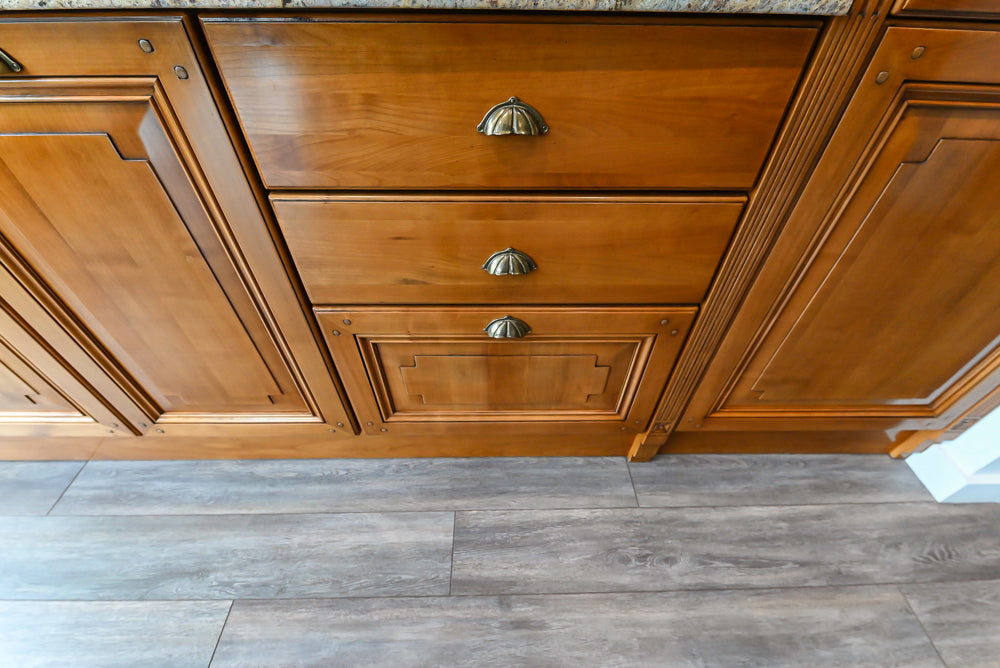 Bamax Traditional Solid Cherry Wood Cherry Butlter's Pantry Wall