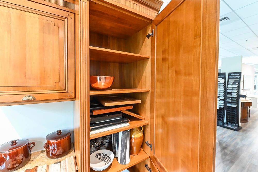 Bamax Traditional Solid Cherry Wood Cherry Butlter's Pantry Wall