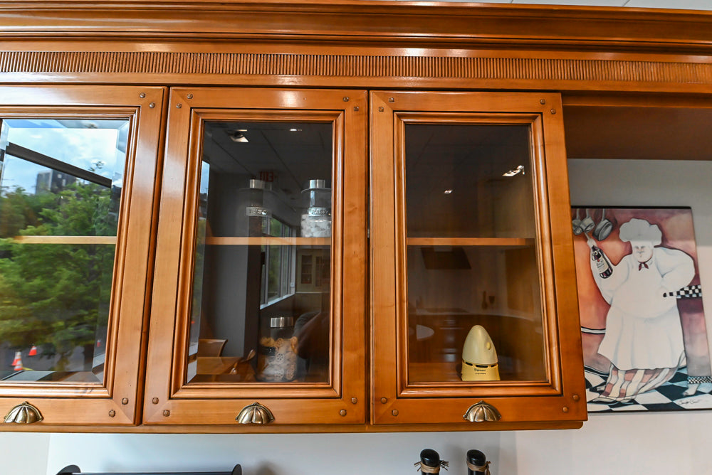 Bamax Traditional Solid Cherry Wood Cherry Butlter's Pantry Wall