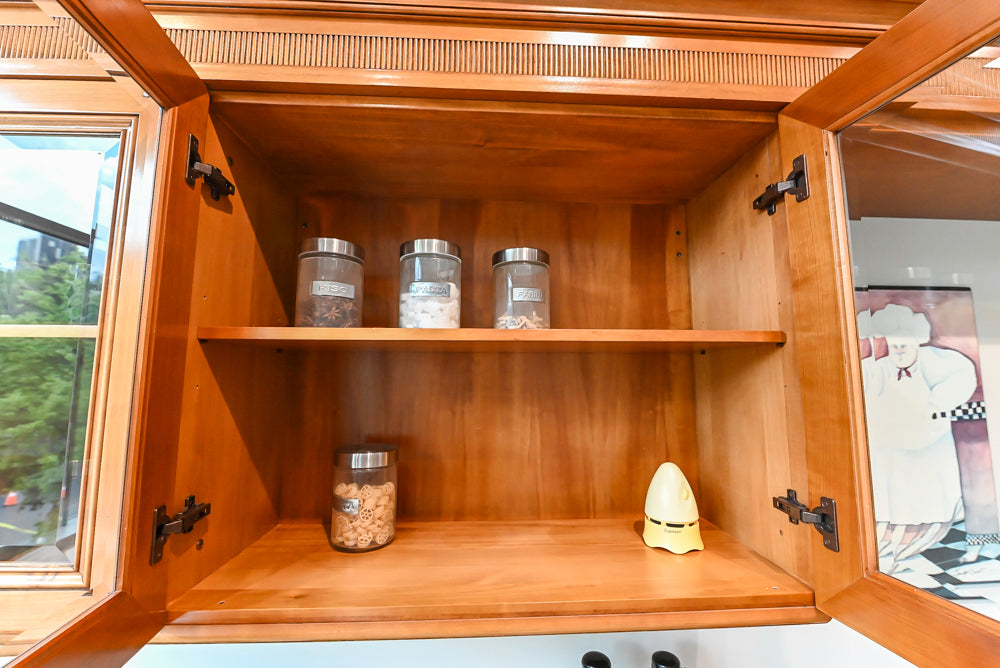 Bamax Traditional Solid Cherry Wood Cherry Butlter's Pantry Wall