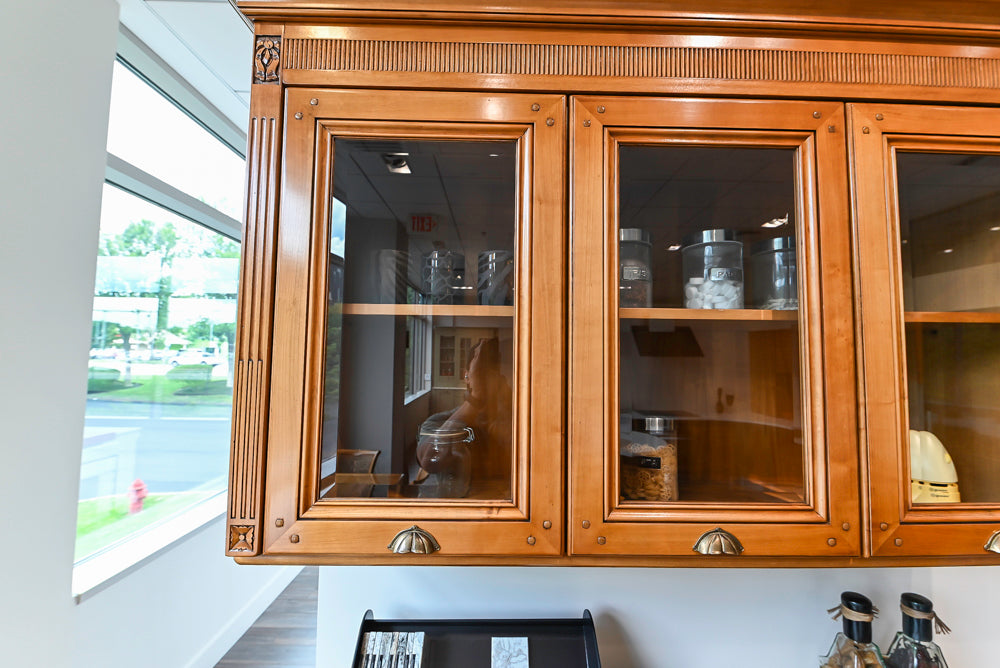 Bamax Traditional Solid Cherry Wood Cherry Butlter's Pantry Wall