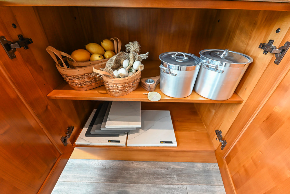 Bamax Traditional Solid Cherry Wood Cherry Butlter's Pantry Wall