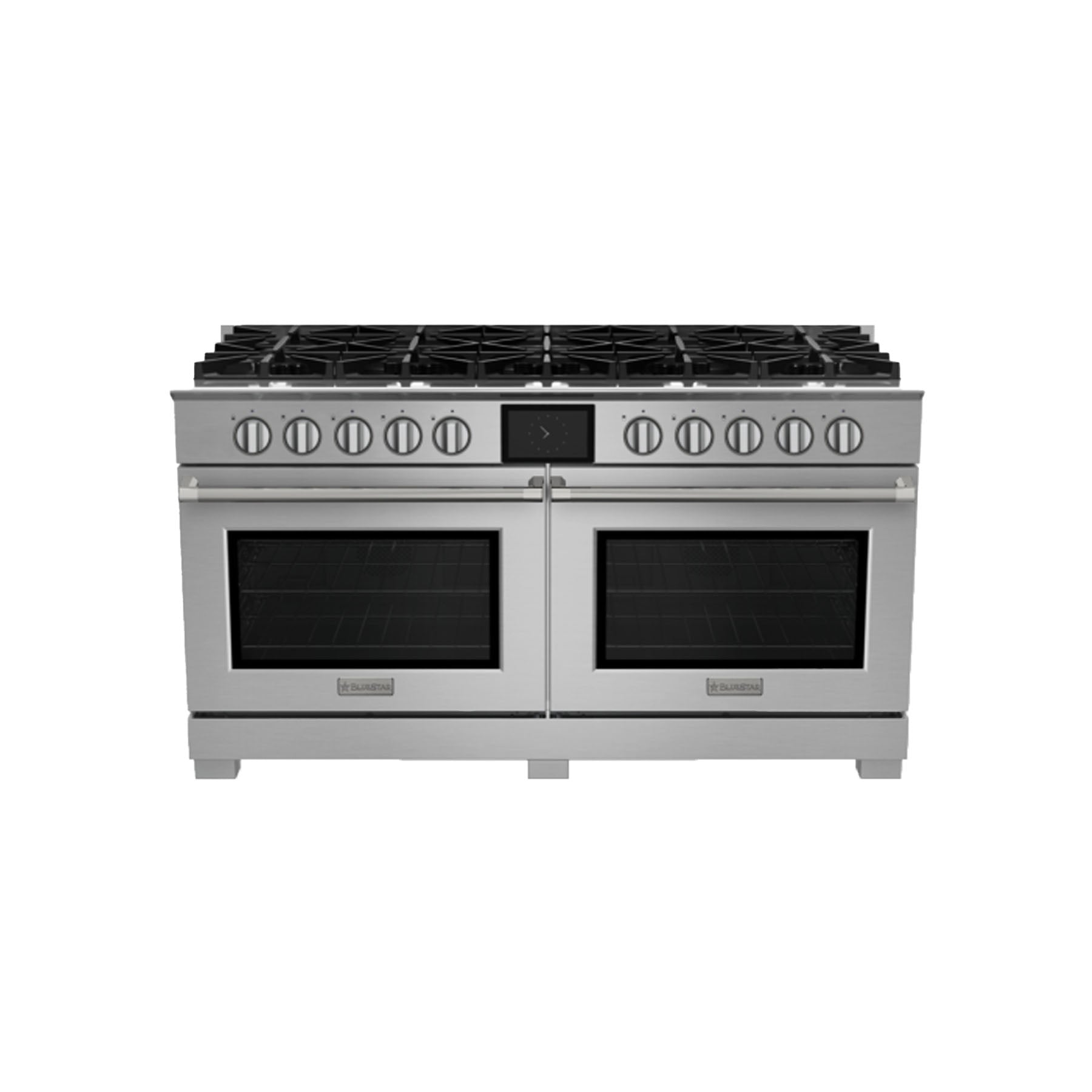 BlueStar BSDF6010BL 60" Stainless Steel Dual Fuel Range