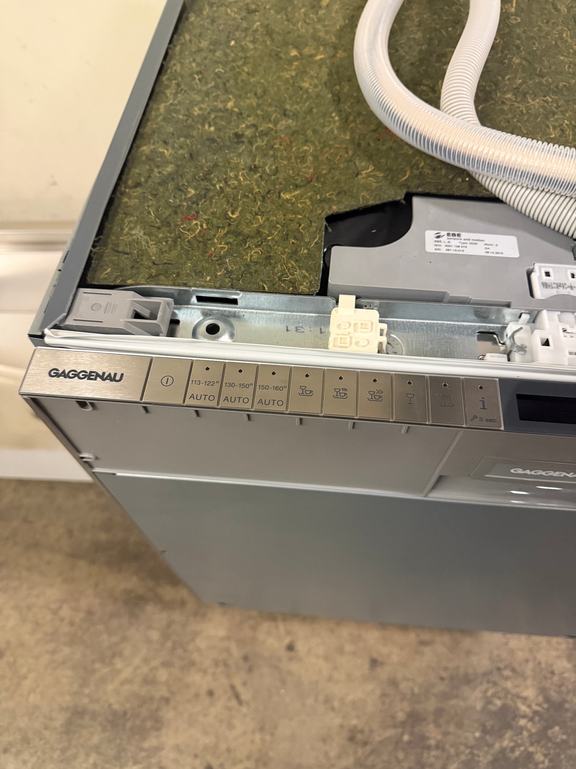 Gaggenau DF280760 24" Panel Ready Dishwasher