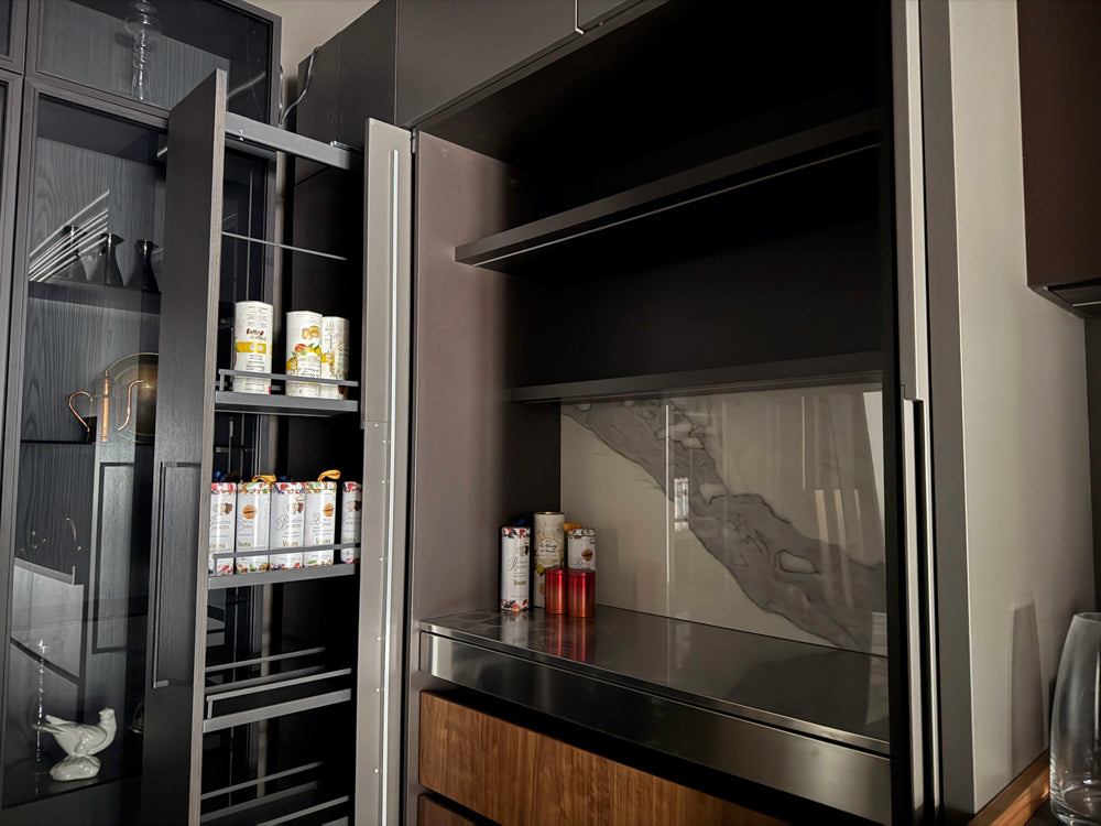 Binova Modern Kitchen System with Island & Pitt Cooktop