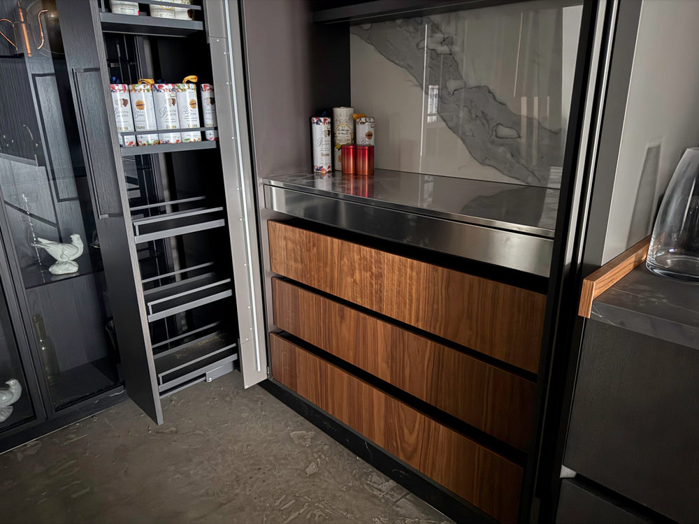 Binova Modern Kitchen System with Island & Pitt Cooktop