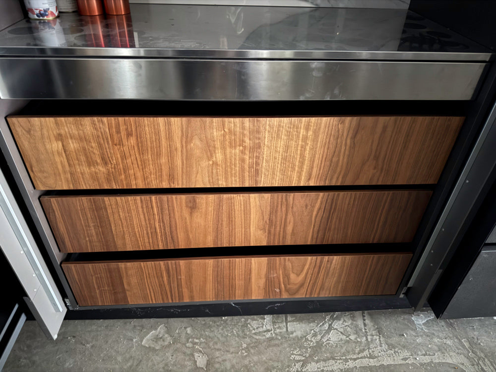 Binova Modern Kitchen System with Island & Pitt Cooktop