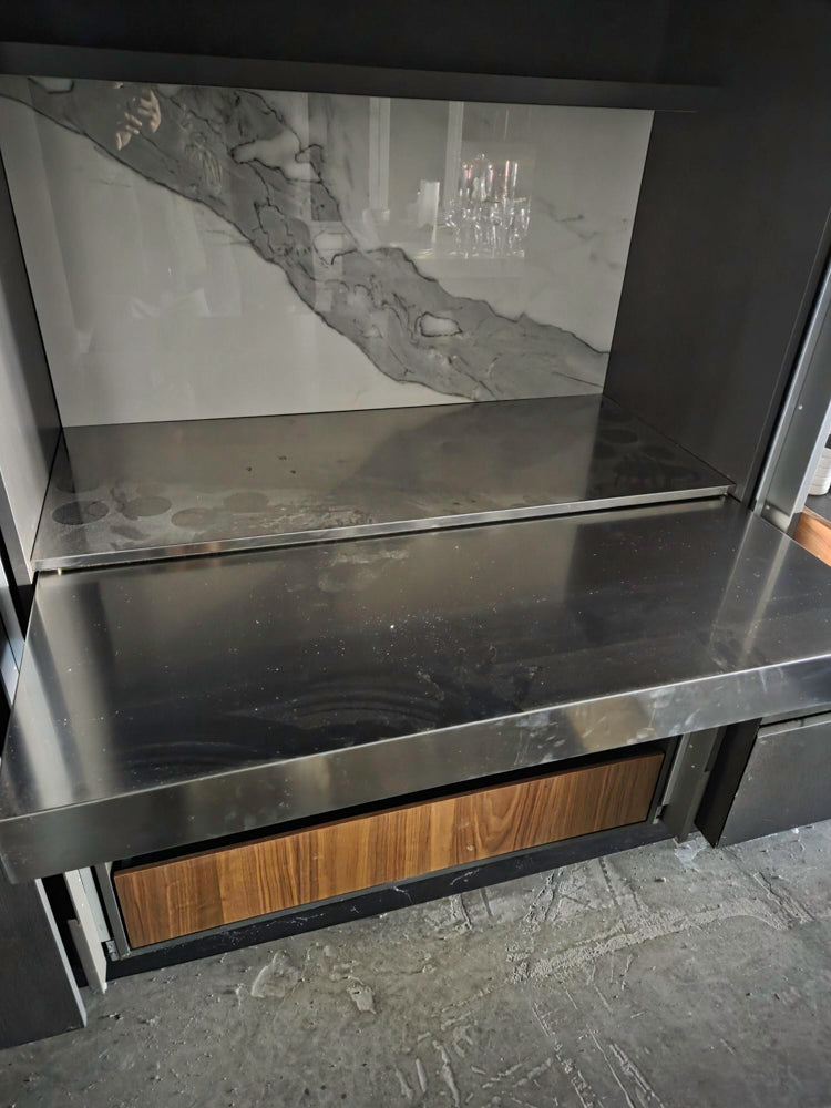 Binova Modern Kitchen System with Island & Pitt Cooktop