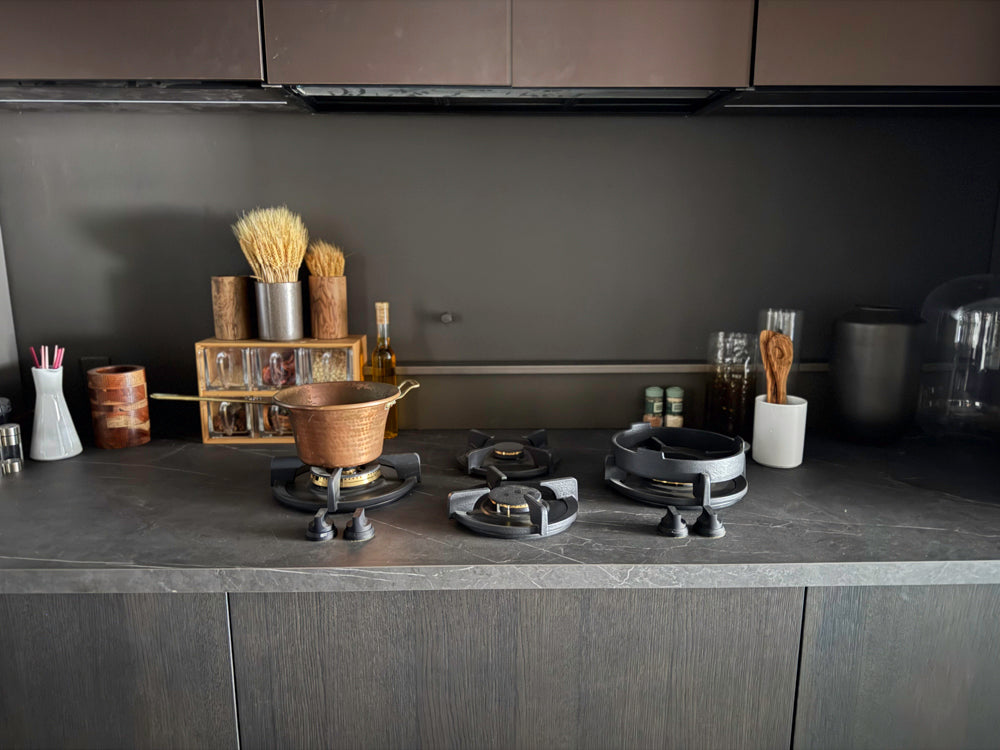 Binova Modern Kitchen System with Island & Pitt Cooktop