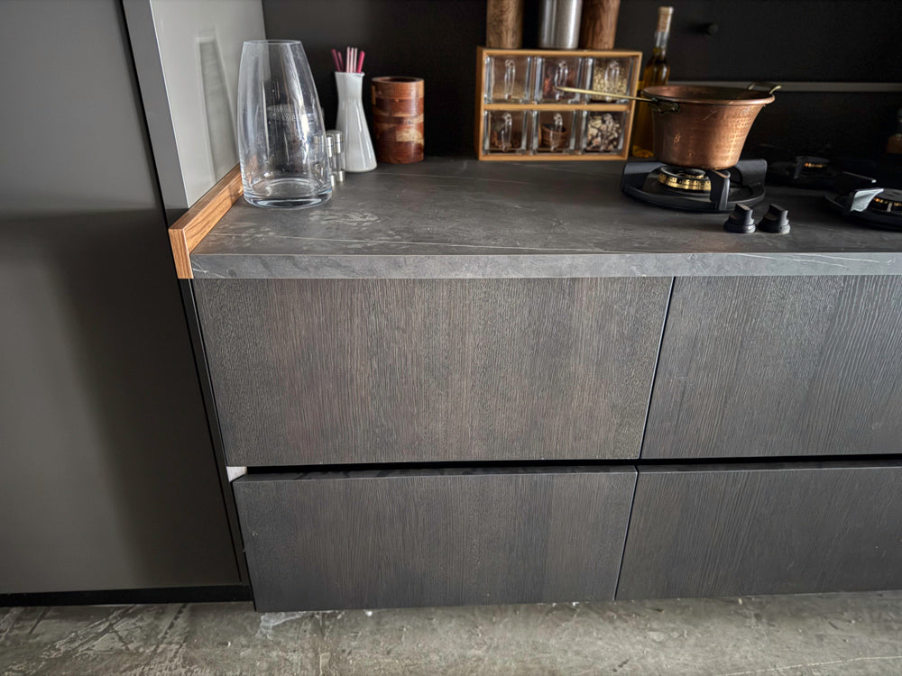 Binova Modern Kitchen System with Island & Pitt Cooktop