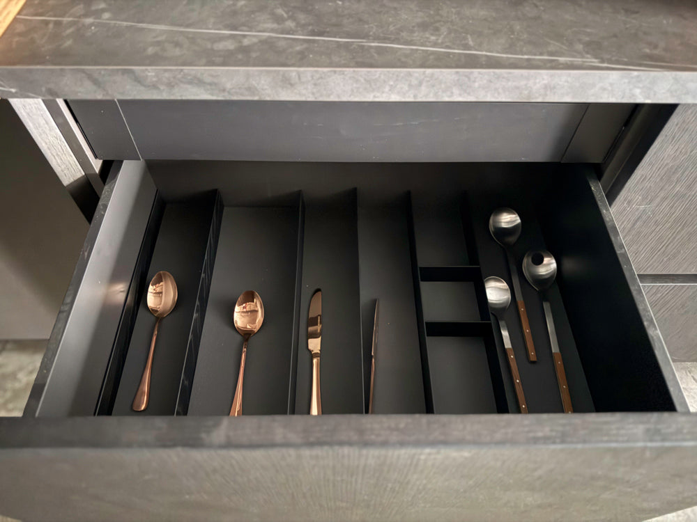 Binova Modern Kitchen System with Island & Pitt Cooktop