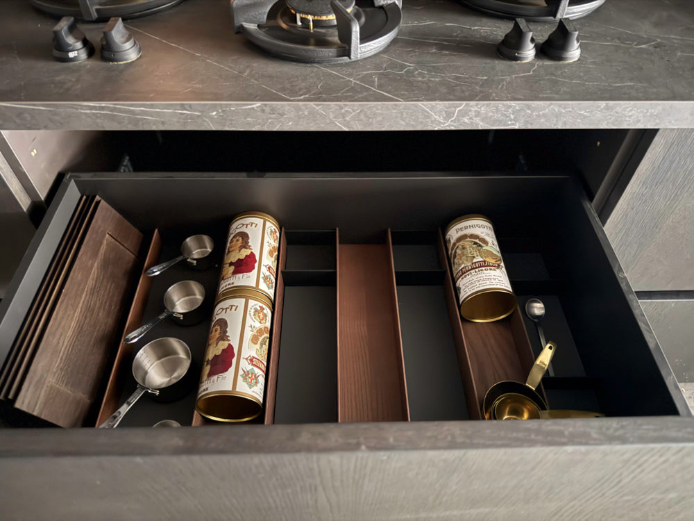 Binova Modern Kitchen System with Island & Pitt Cooktop