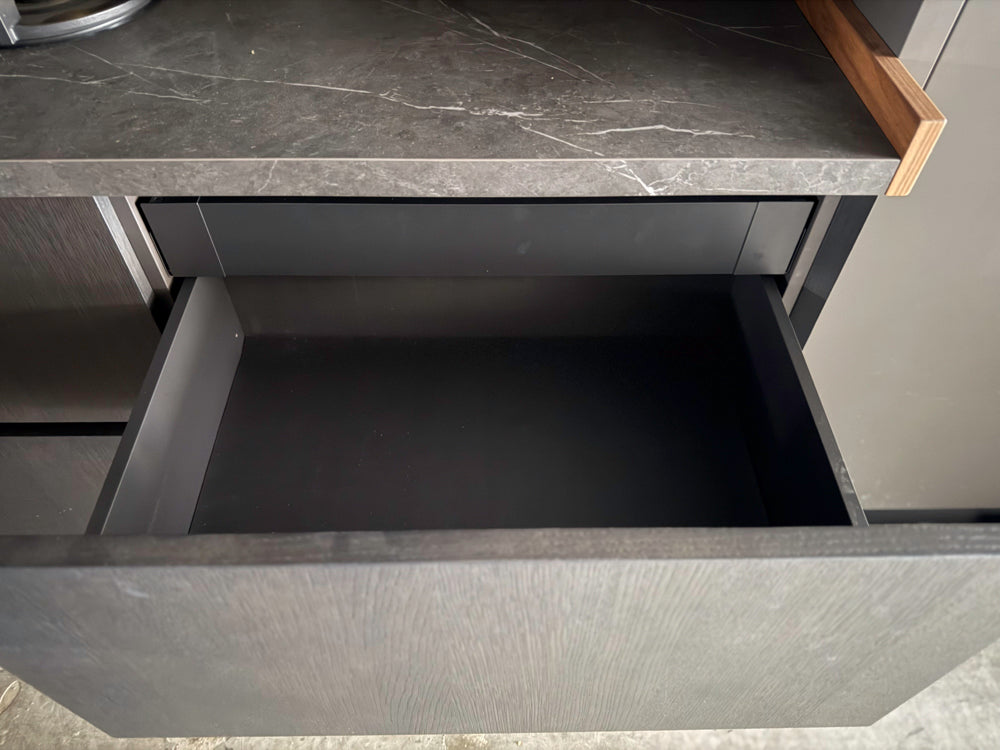 Binova Modern Kitchen System with Island & Pitt Cooktop